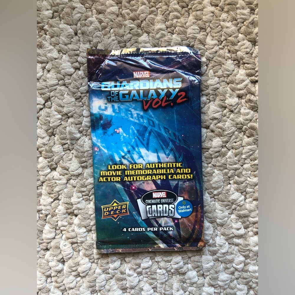 Upper Deck Marvel Guardians of the Galaxy Vol. 2 Sealed Pack 4 Cards 2016